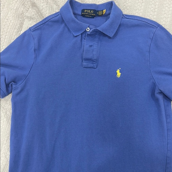 Ralph Lauren Royal Blue Polo Shirt Men’s Medium Classic Fit - Picture 1 of 4